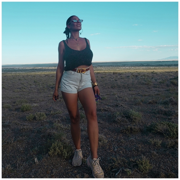 festival crop 🦋 by AMERICAN APPAREL sz XS/S - Picture 4 of 8